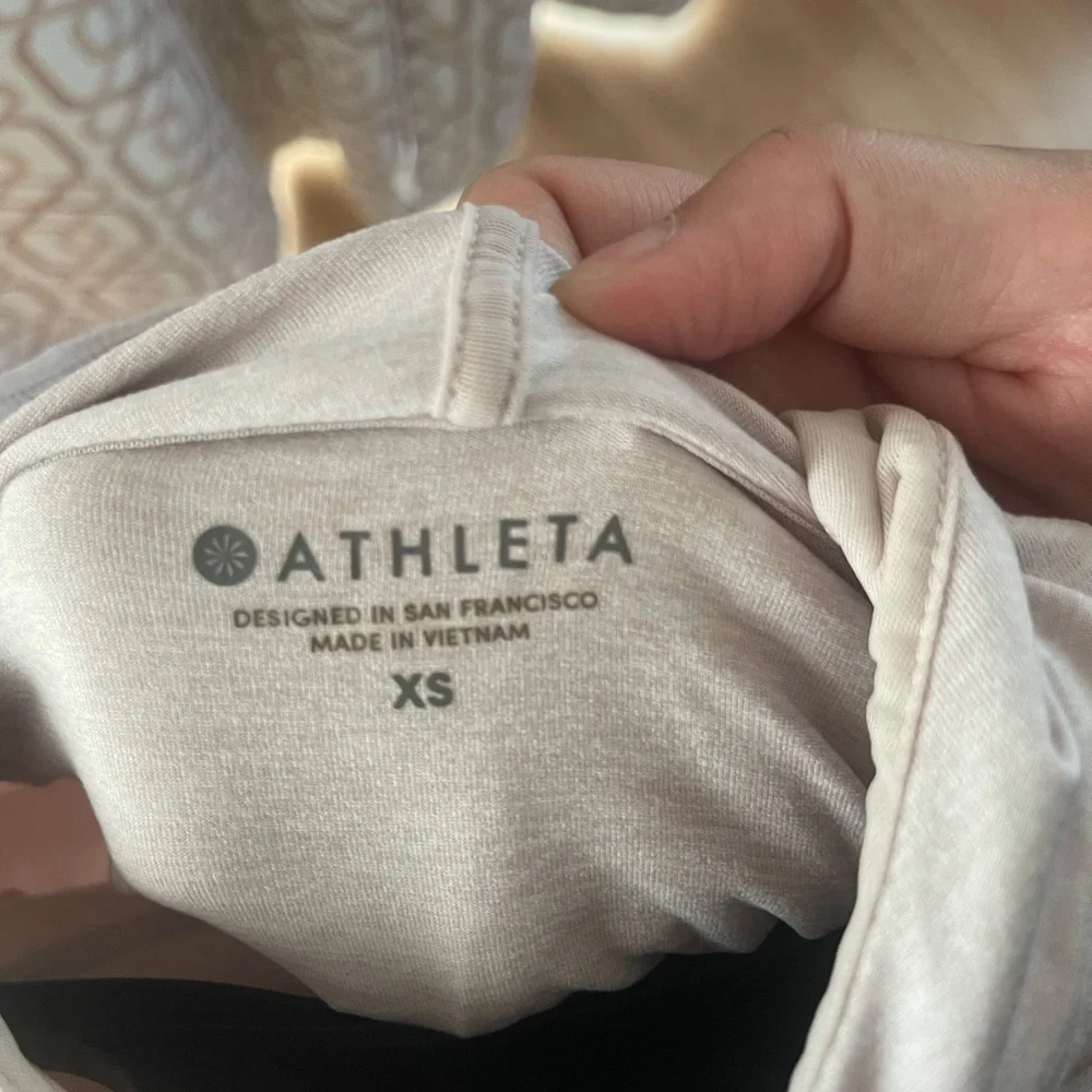 Athleta Baby pink  Long Sleeve Top